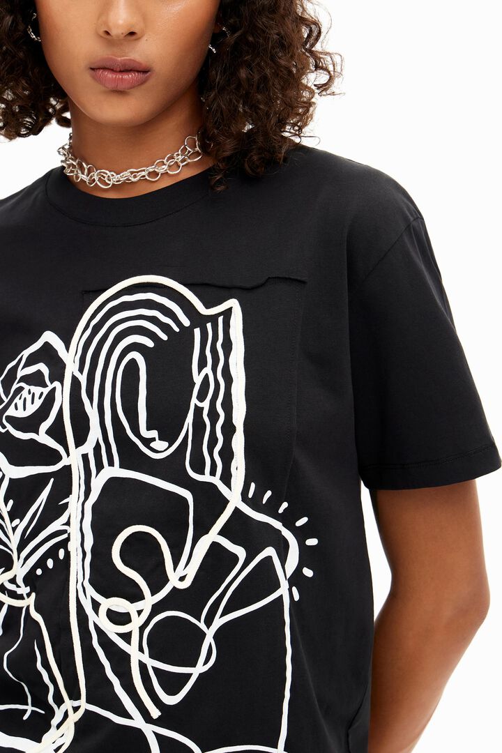 Camiseta arty ilustraci&oacute;n | Desigual