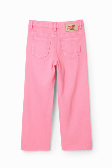 Calças de ganga brancas Pink Panther | Desigual