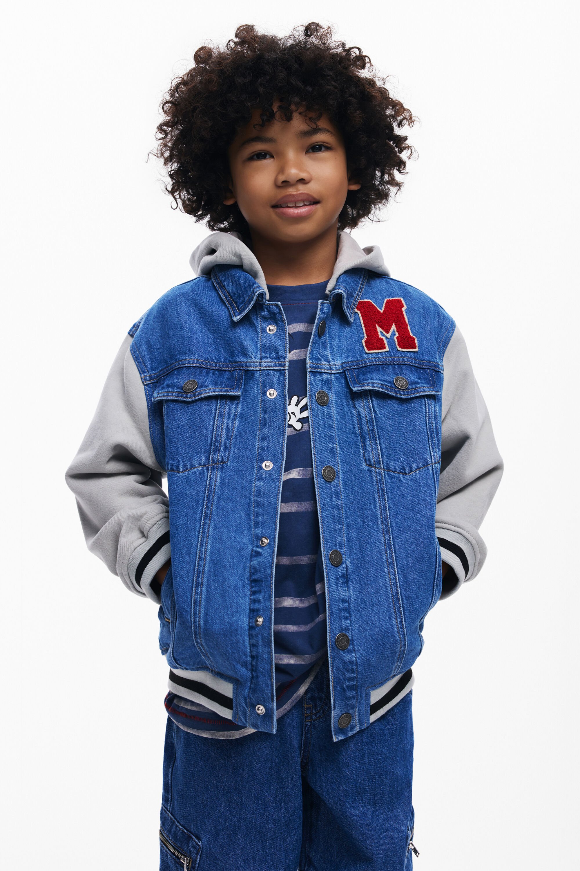 Desigual Mickey Mouse™ sweatshirt jacket - BLUE