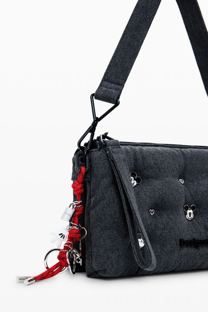 Bolso bandolera denim Mickey™ mediano | Desigual