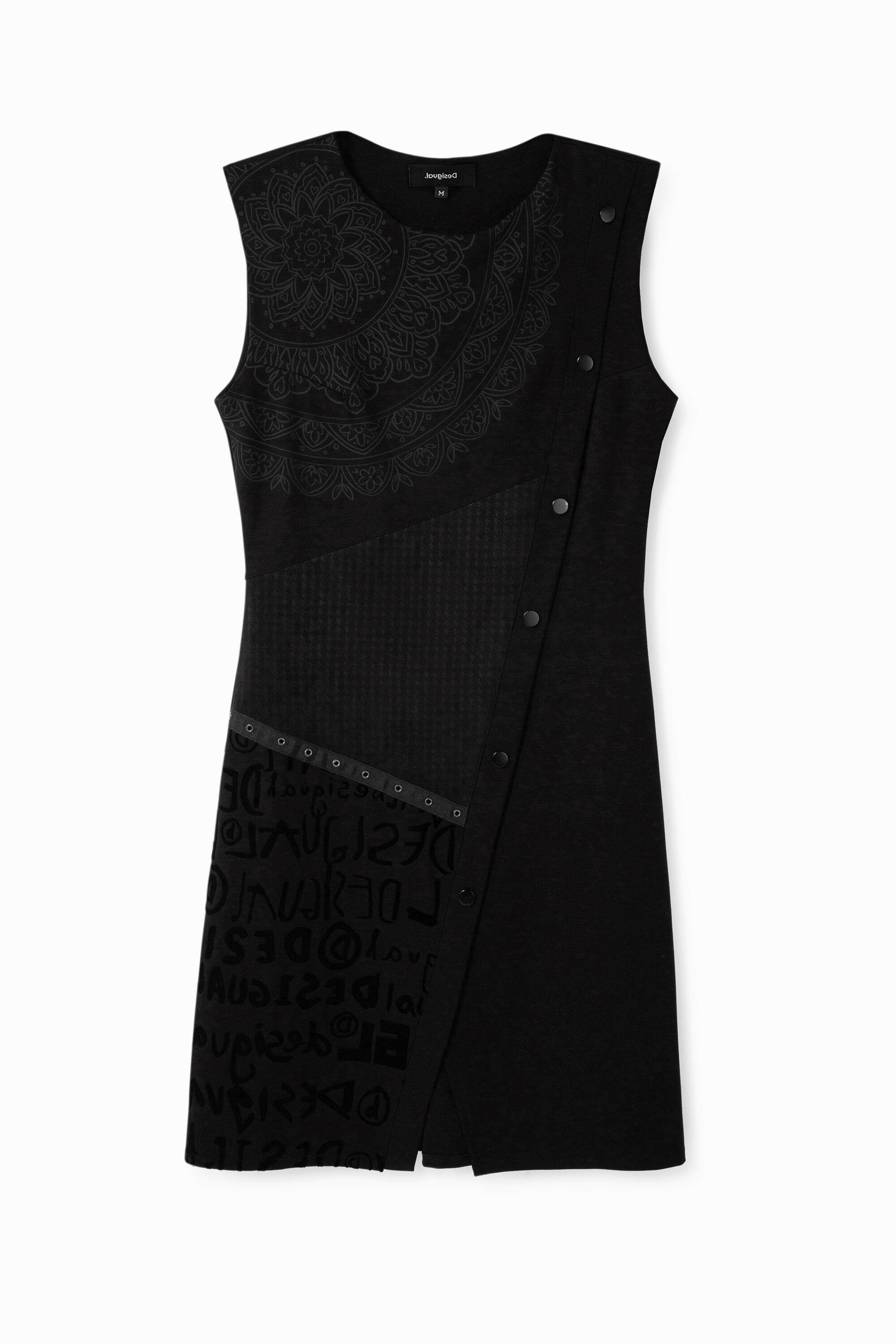 Slim houndstooth dress