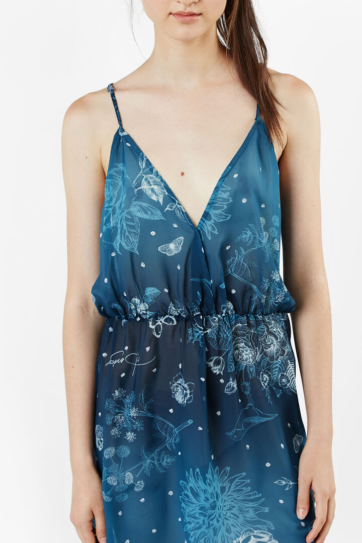 Nightgown Straps Dark Floral | Desigual
