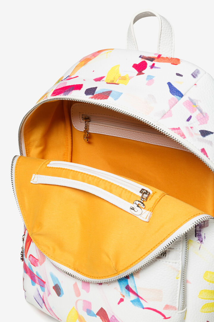 White Confetti Lima Rucksack | Desigual