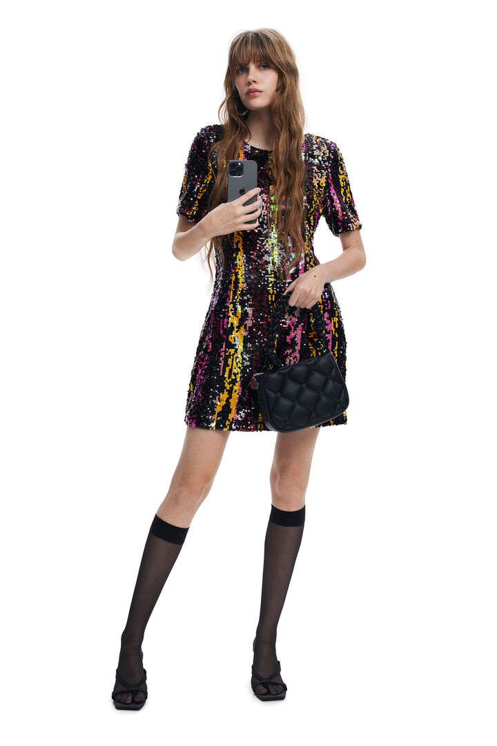 Sequin short dress
