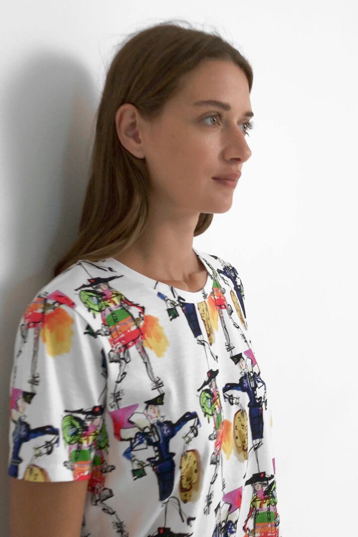 Camiseta figurines 100% algodón | Desigual