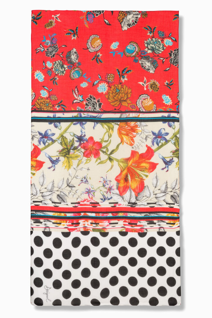 Manuela Patch Scarf | Desigual
