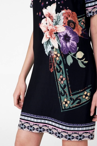 Nordic-Inspiration Dress Barta | Desigual