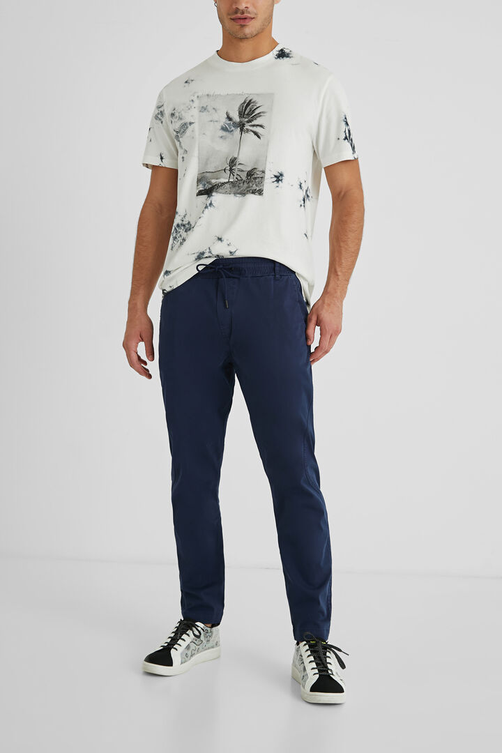 Boy's slim trousers drawstring | Desigual