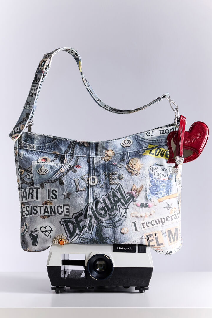 LARGE EMBROIDERED BAG