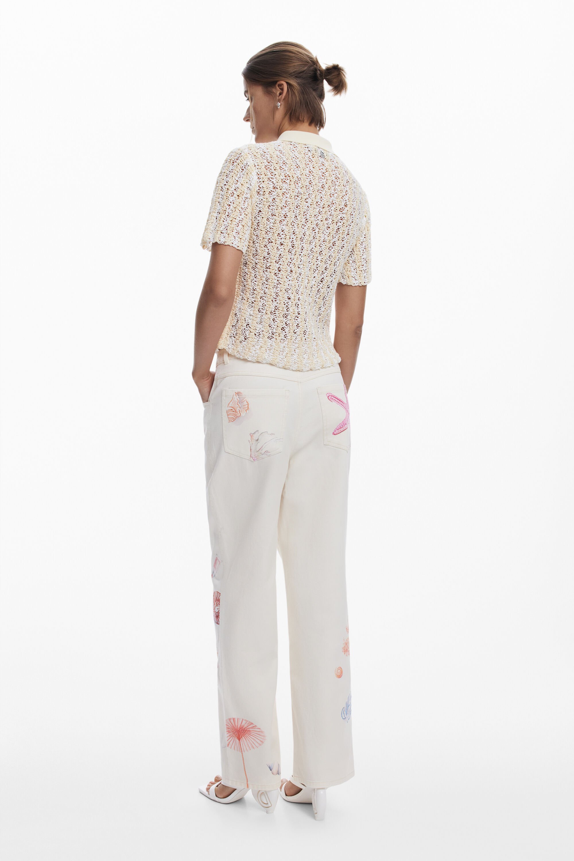 デシグアル Desigual クロシェトップ （ホワイト） デシグアル Desigual クロシェトップ （ホワイト） -waja bazar