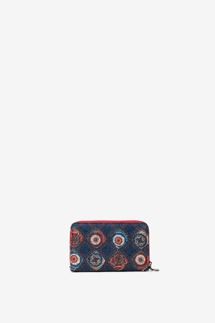 Mini porte-monnaie en denim galactic | Desigual
