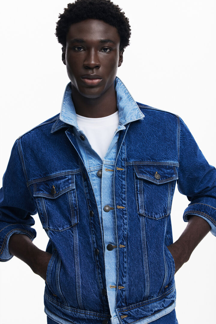 Patchwork denim jacket | Desigual