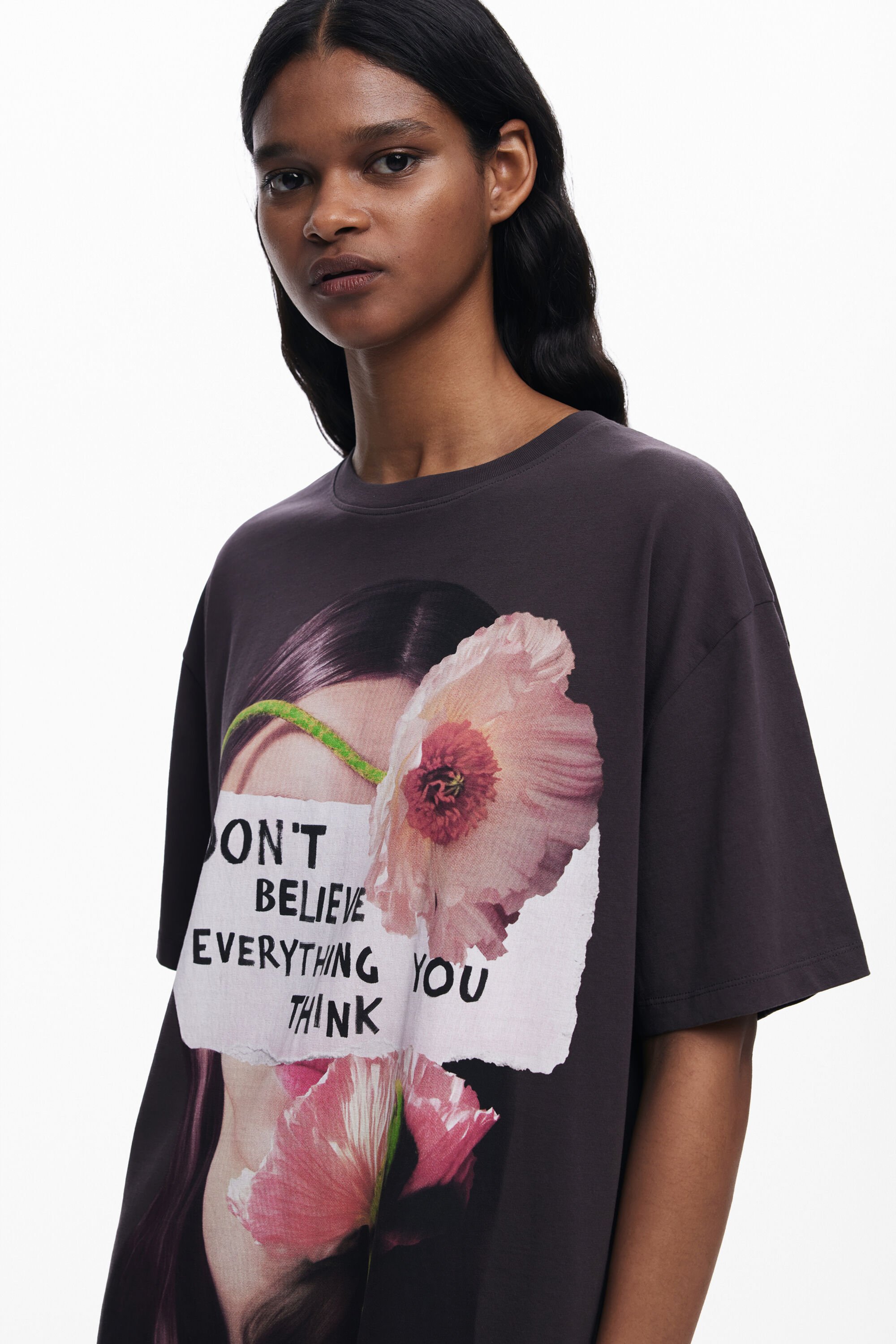 Desigual Tシャツスタイルのドレス In Black