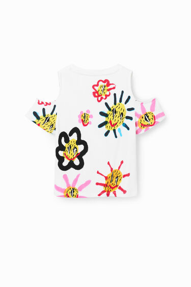 Camiseta cut-out soles | Desigual