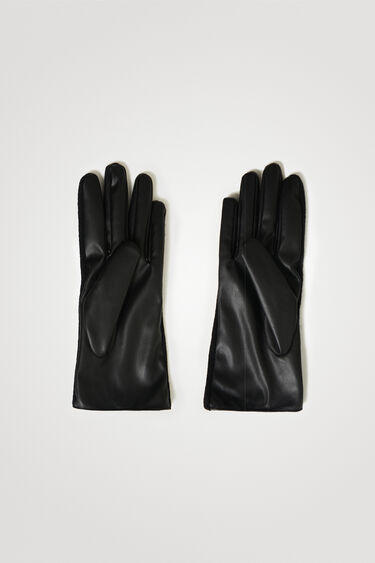 Bestickte Handschuhe aus 2 Materialien | Desigual