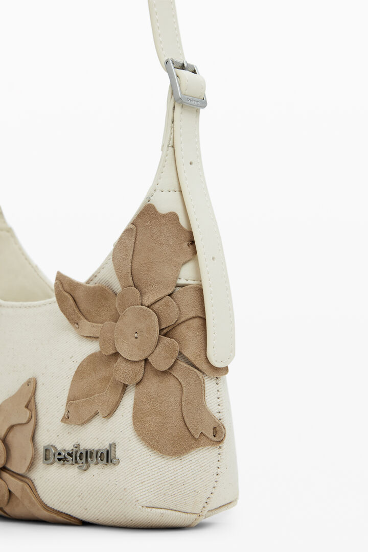 Small floral appliqué bag | Desigual