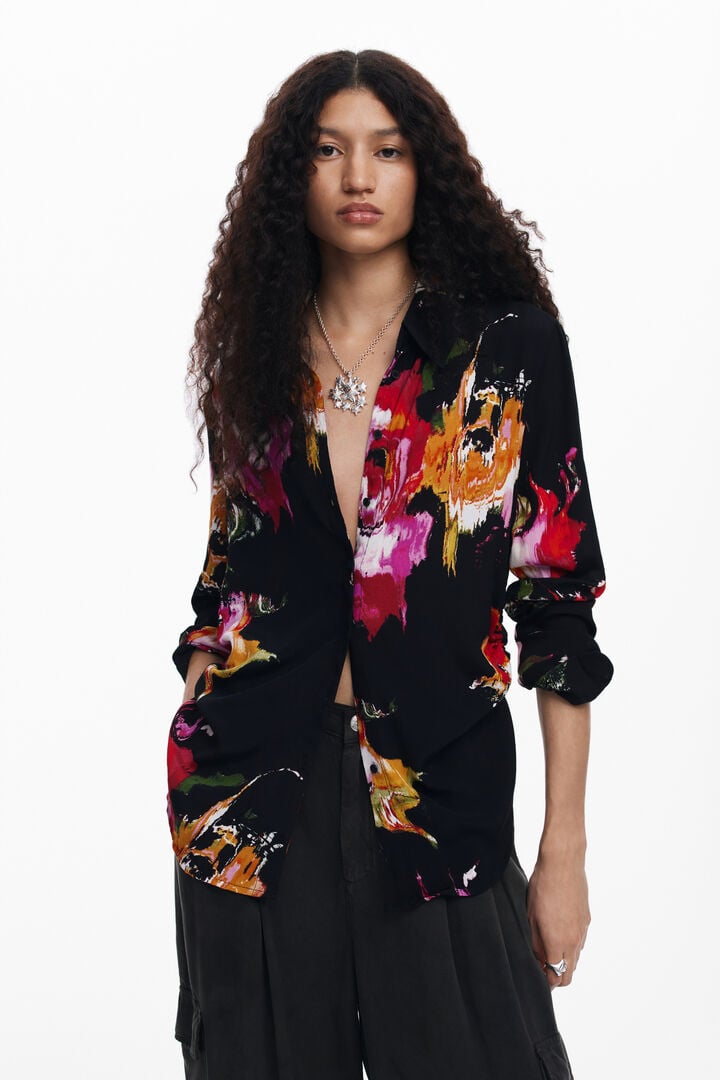 Camisa estampado flores