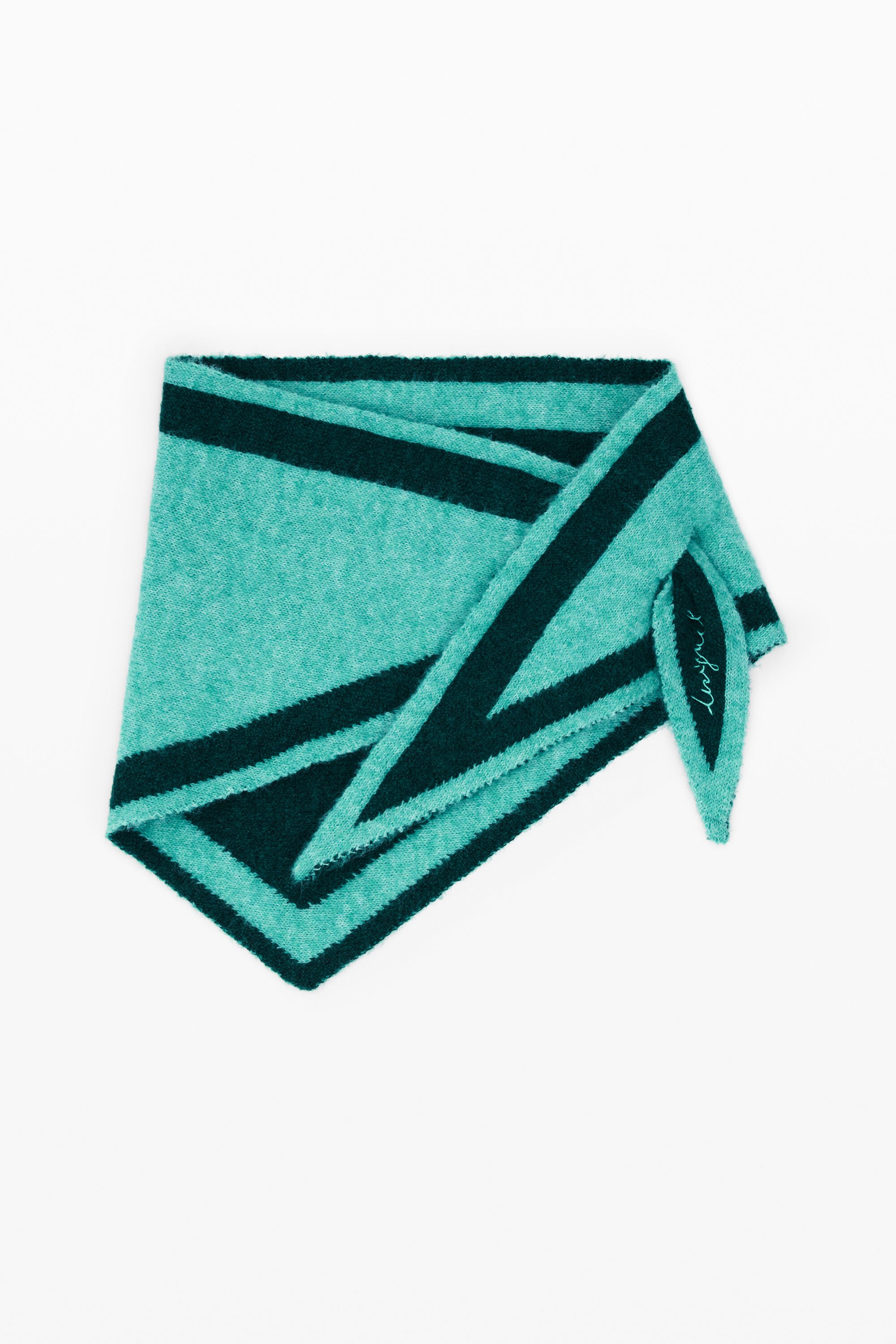Desigual DRIEHOEK FOULAR - GREEN
