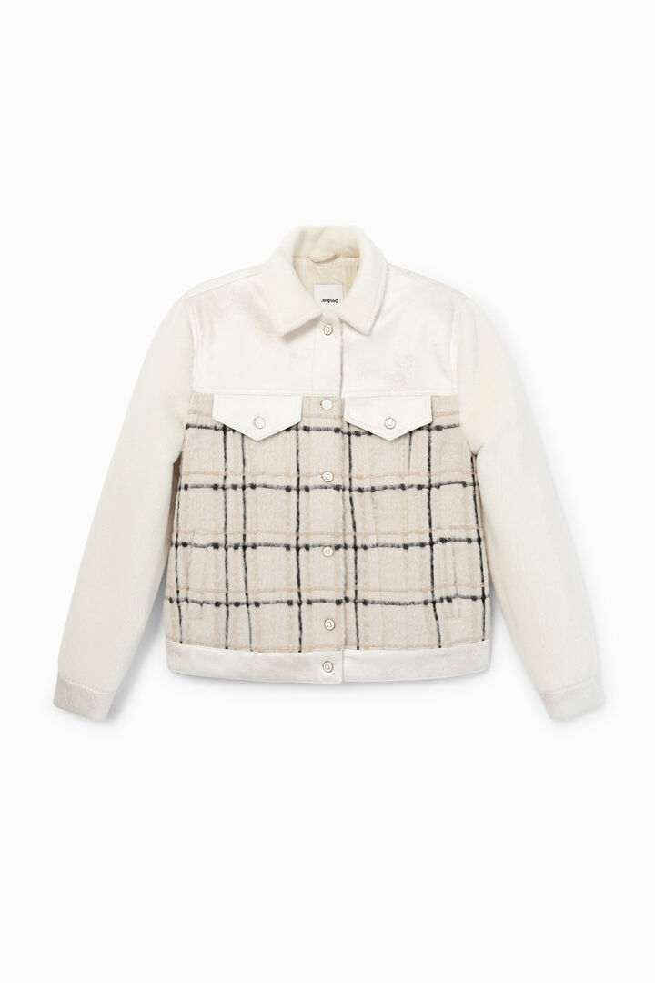 Straight wool trucker jacket | Desigual