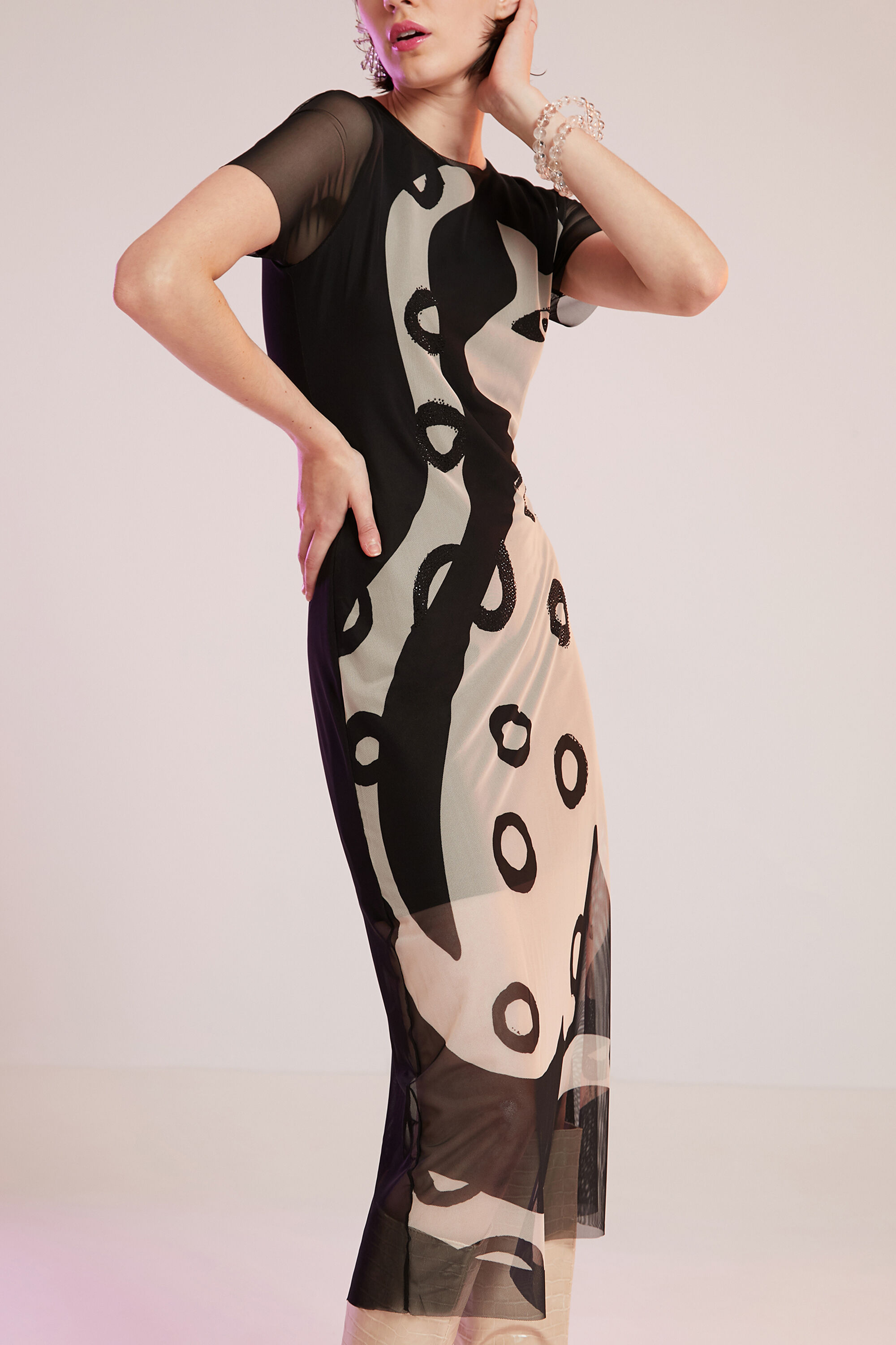 Robe longue semi transparente cheap