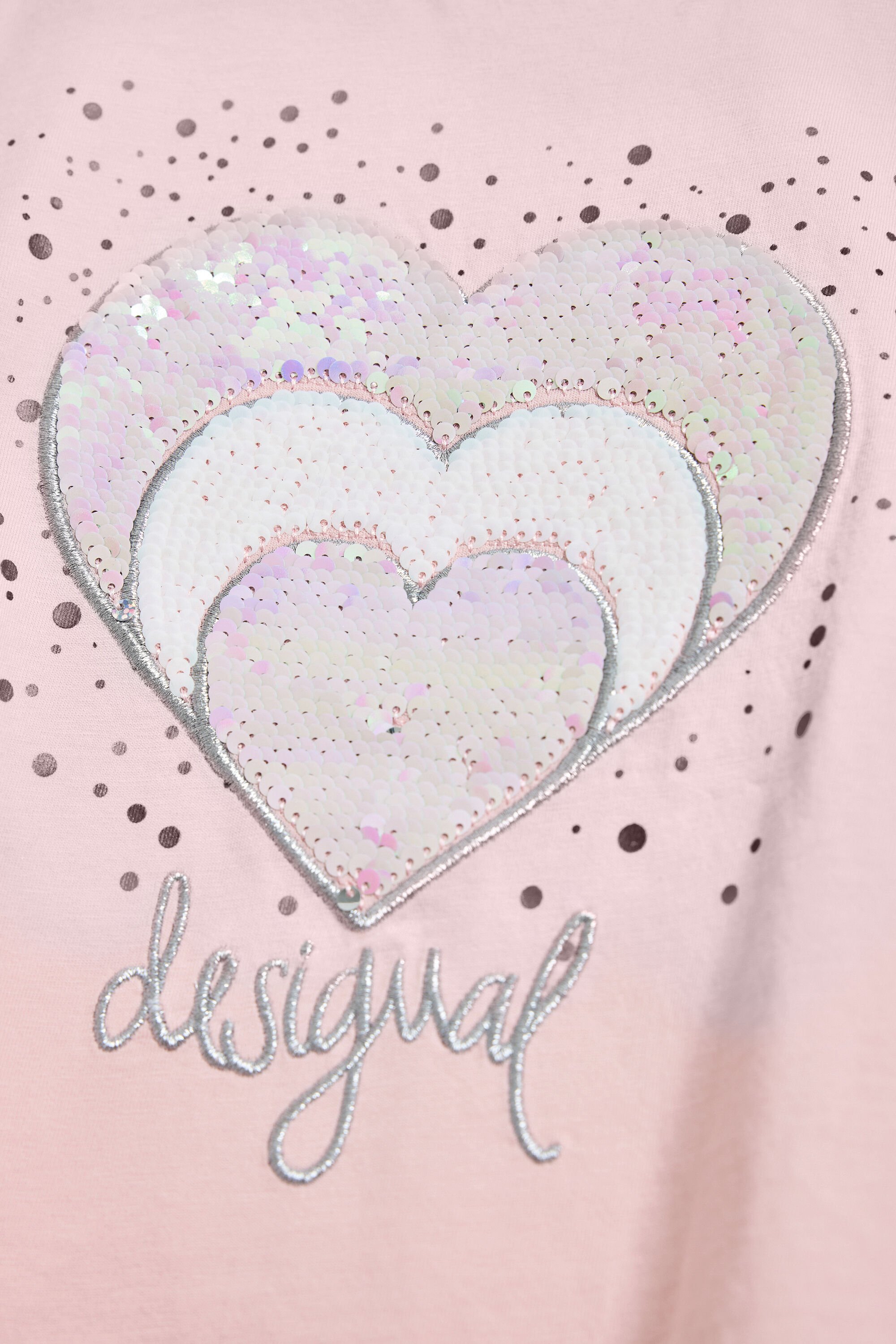 23FW★ノルディ★Heart Mosaic Short-Sleeved T-shirt★Tシャツ 23FW☆ノルディ☆Heart Mosaic Short-Sleeved T-shirt☆Tシャツ