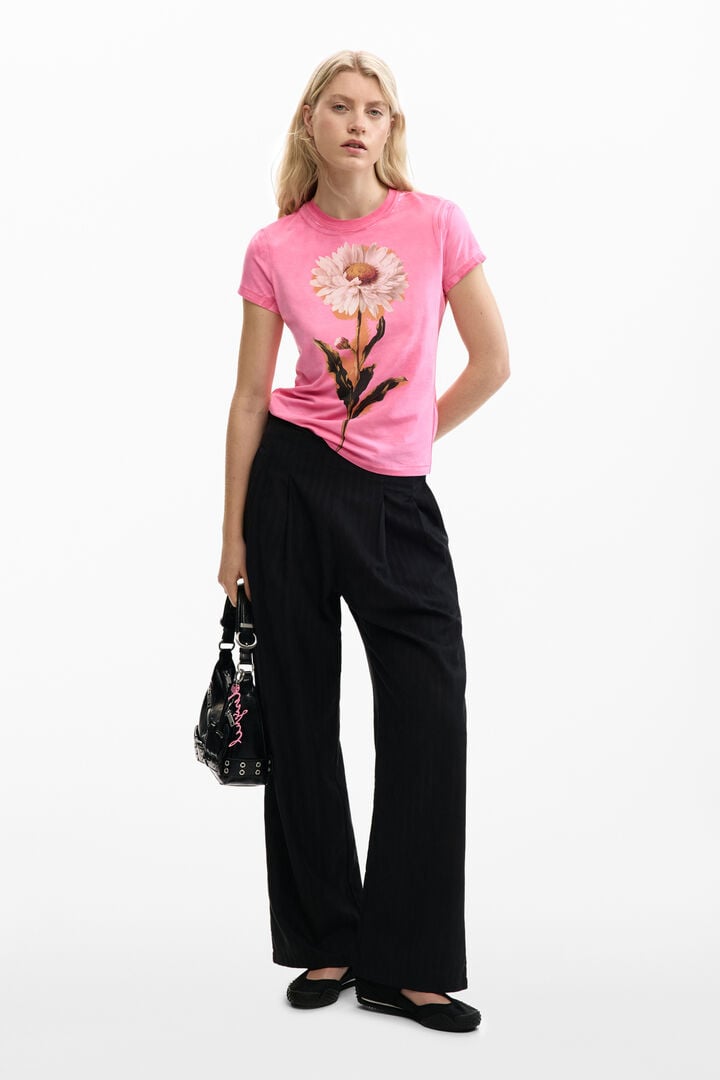 Fitted daisy T-shirt