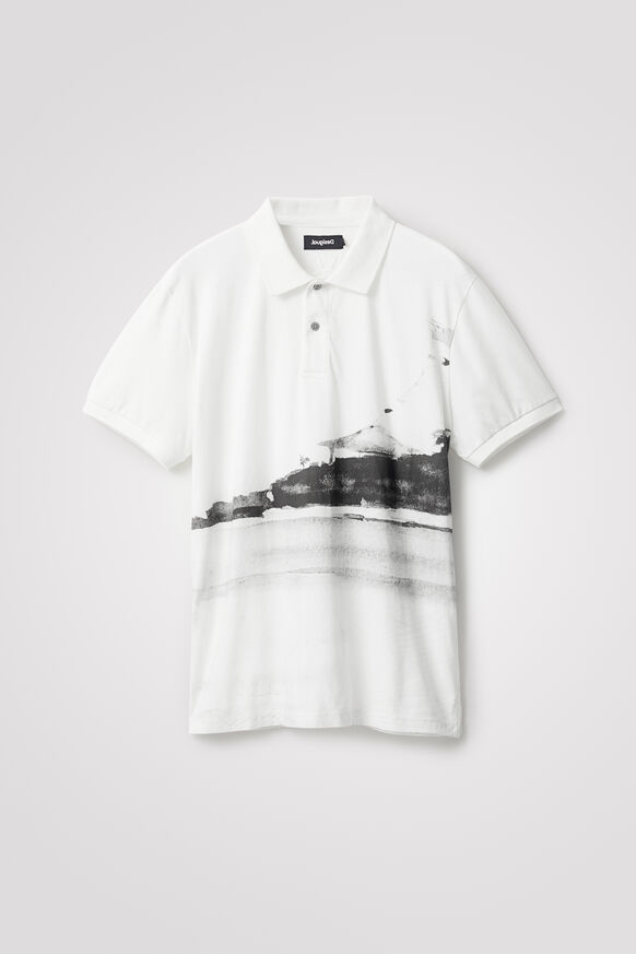 Cotton arty polo shirt | Desigual