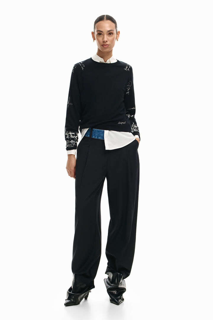 Maglione leggero Lettering | Desigual