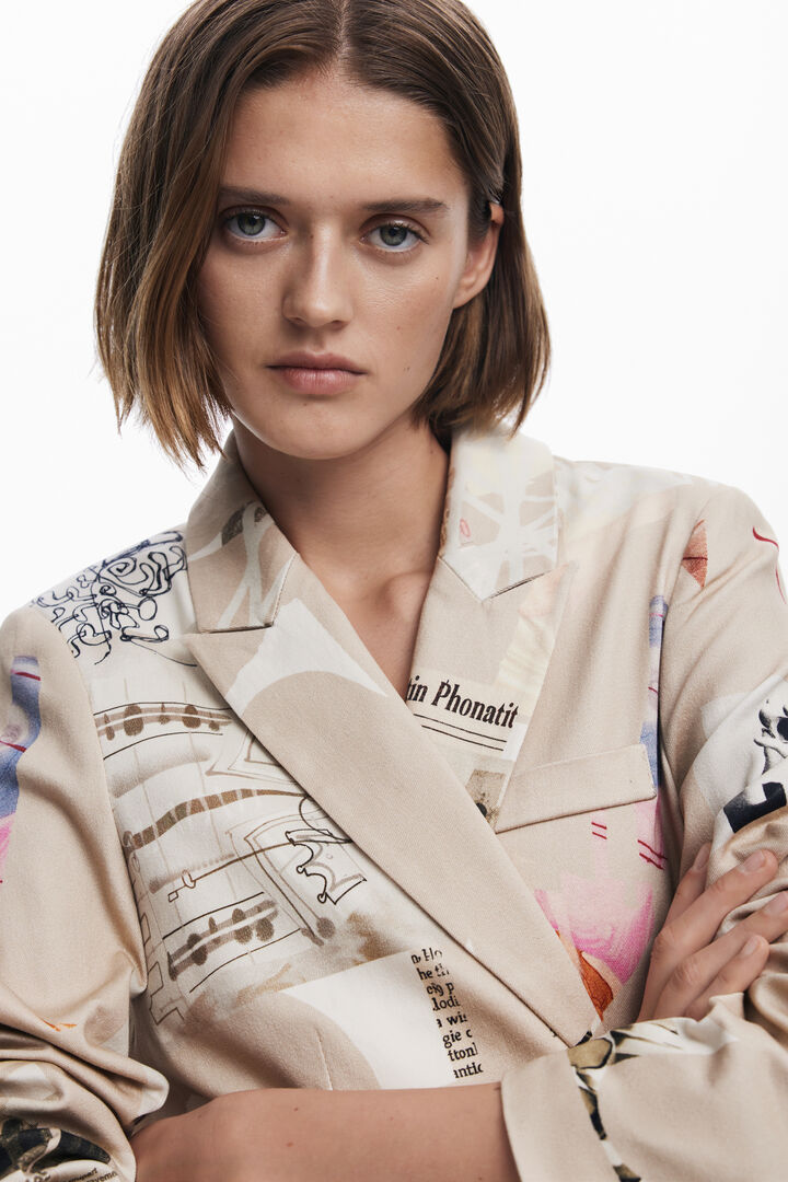 Blazer Collage M. C. Lacroix | Desigual