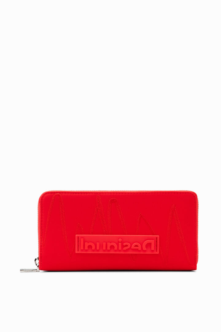 Large embroidered wallet | Desigual