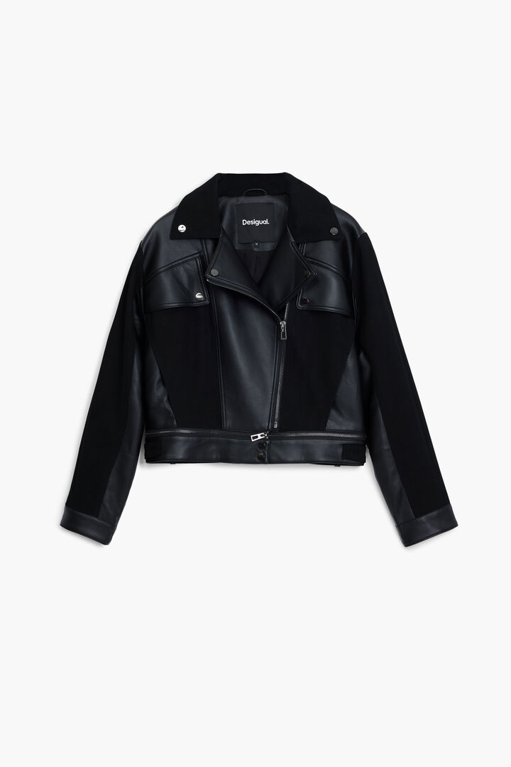 Veste effet cuir combiné | Desigual