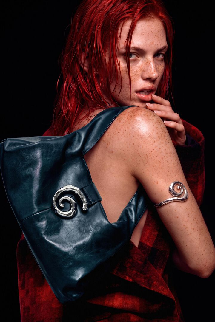sac zalio en cuir de taille moyenne