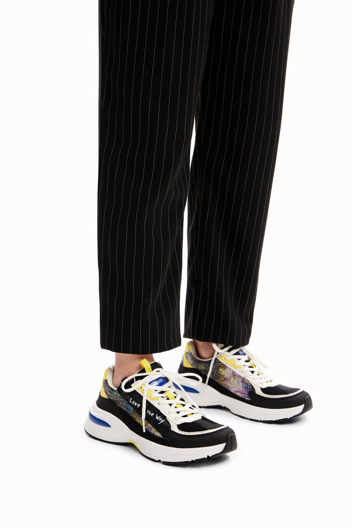 Sneakers runner patch cremallera | Desigual