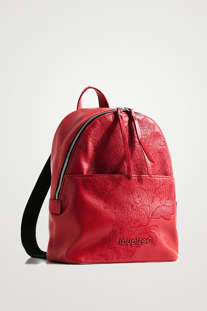 Mochila pequeña bordados | Desigual