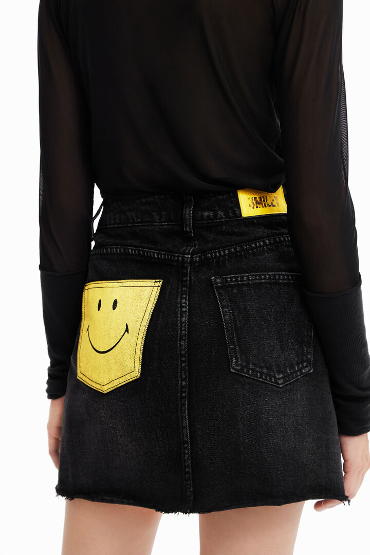 Mini suknja s gumbima i Smiley printom | Desigual