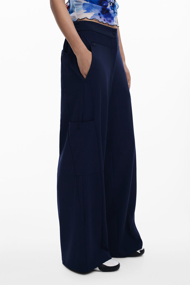 Straight plain tailor trousers | Desigual