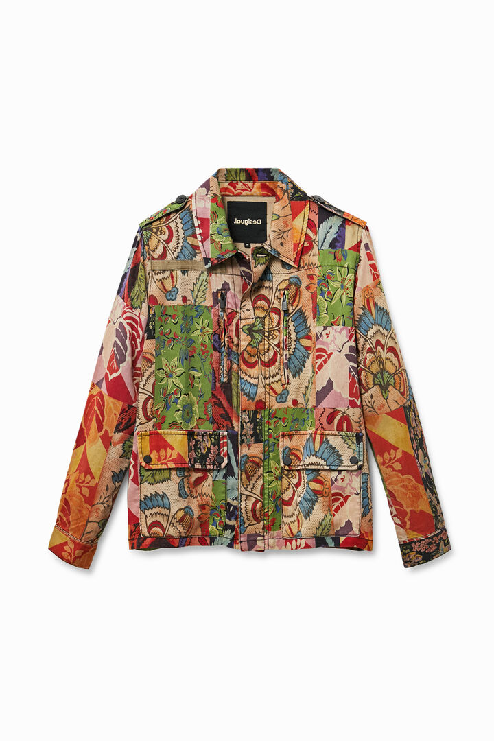 Tropische Jacke mit Patch M. Christian Lacroix | Desigual