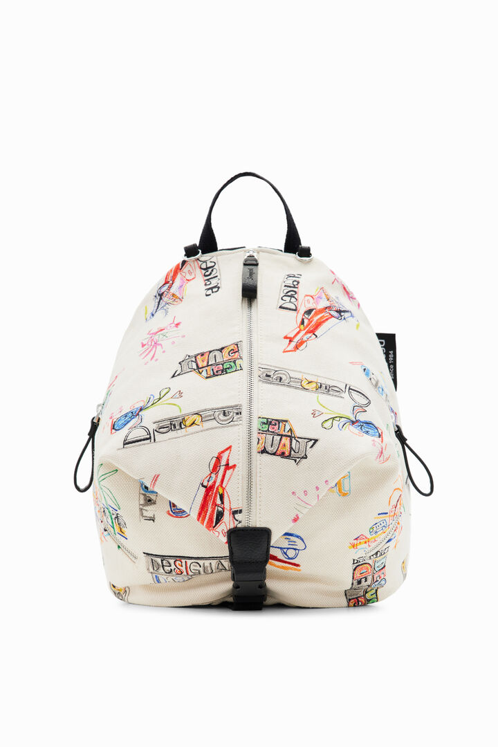 Motxilla mitjana multiposició canvas | Desigual