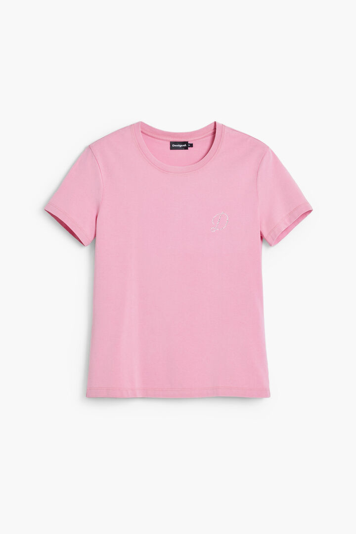 "D" strass T-shirt | Desigual