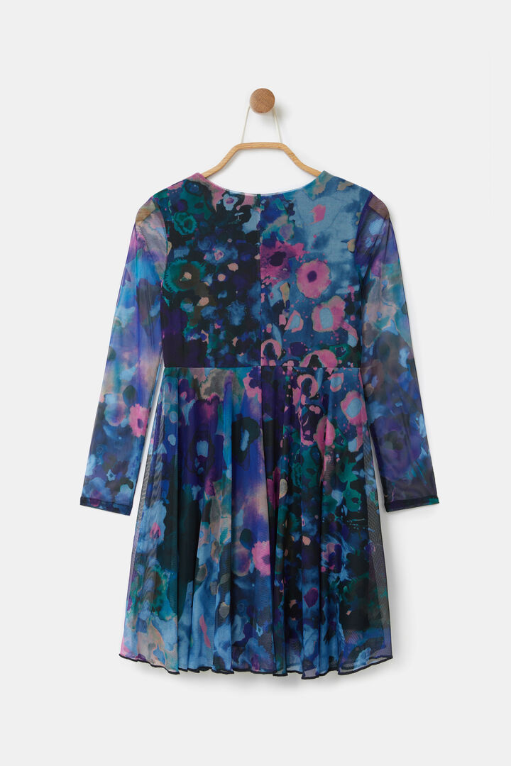 High-waist dress flowers | Desigual
