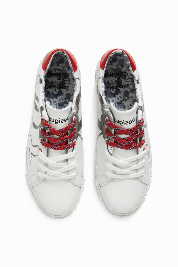 Sneakers cuir synthétique illustration - Mickey Mouse | Desigual