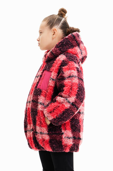 Jaqueta borreguet quadres | Desigual