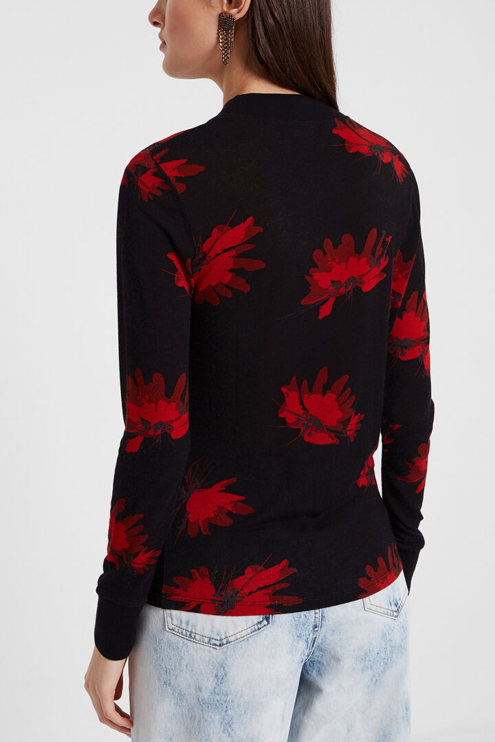 Camiseta manga larga floral | Desigual