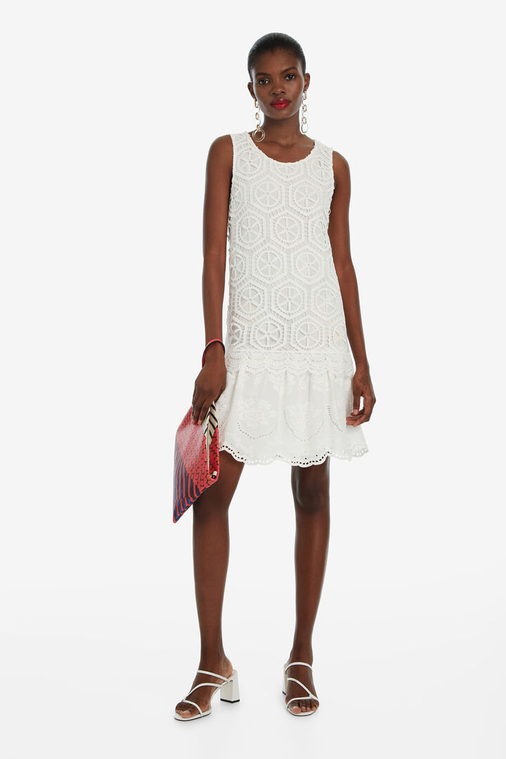 Lace Layer Dress Yo no soy la novia Designed by M. Christian Lacroix | Desigual