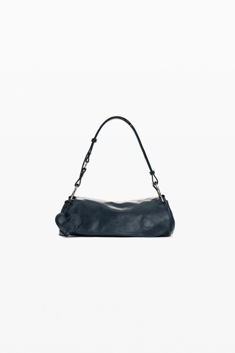 small zalio leather bag blue women’s accessories I Desigual.com
