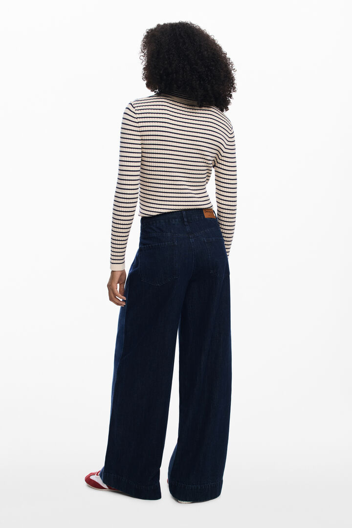 Wide Leg Jeans mit Einsätzen | Desigual