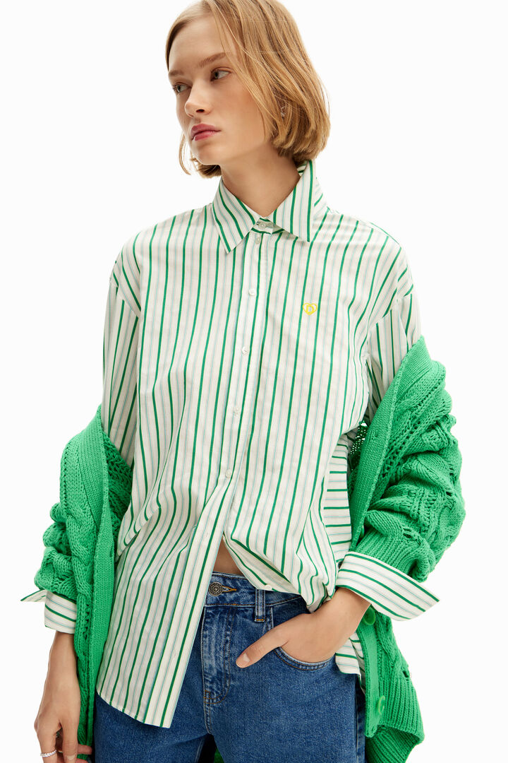 Oversize striped shirt | Desigual