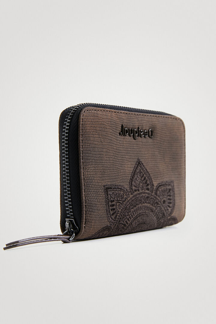 Porte-monnaie façon peau reptile | Desigual