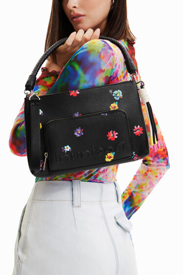 Petit sac à bandoulière fleurs | Desigual