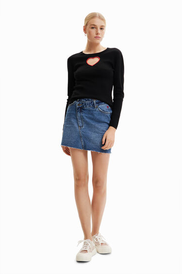 Maglia taglio cuore | Desigual
